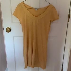 Yellow banana republic summer dress